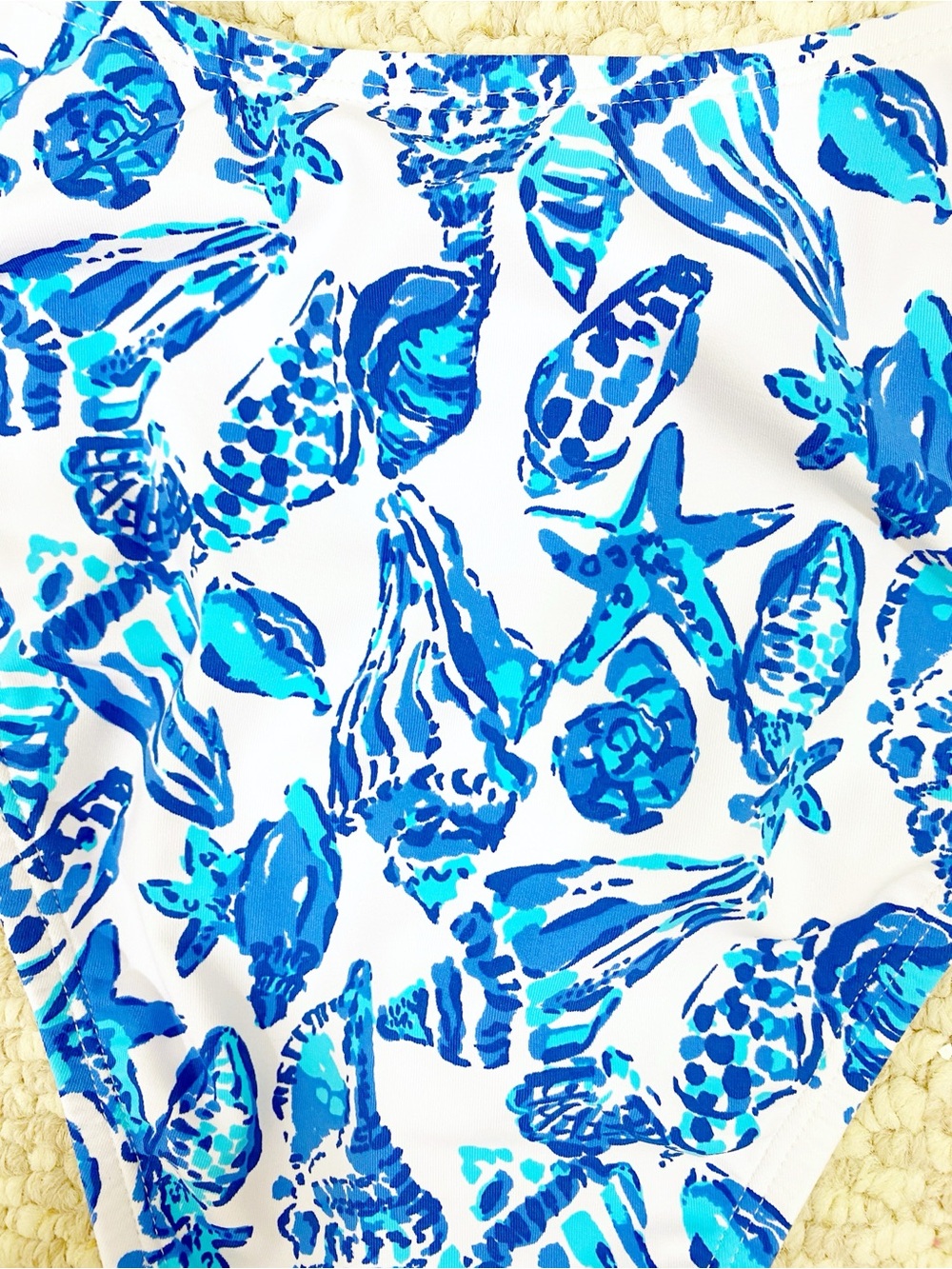 Lilly Pulitzer Roga Bikini Bottom Sz 12 Shell Collector Swim Beach - Picture 7 of 9
